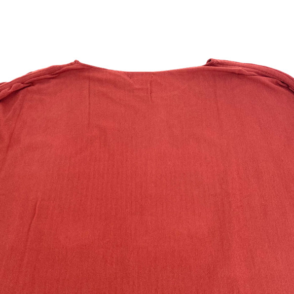 MAX STUDIO Heather Rust Ruche Sleeve Sz 1X - Picture 6 of 9